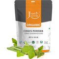 Just Jaivik 100 Percent Organic Cissus Powder 227 grams front packaging view for bone health.