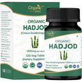 Organic Spree Hadjod 120 tablets front view showing USDA Organic certification label