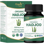 Organic Spree Hadjod 120 tablets front view showing USDA Organic certification label