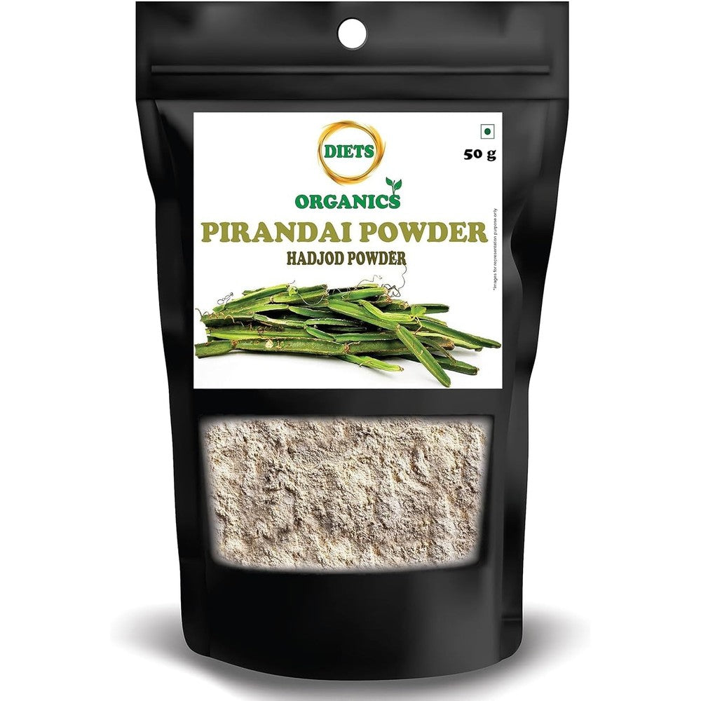 Diets Organics Pirandai Powder front view packaging showing herbal bone health supplement.