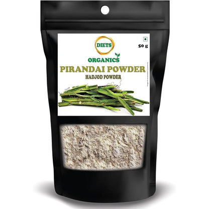 Diets Organics Pirandai Powder front view packaging showing herbal bone health supplement.
