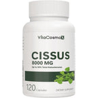 VitaCosmoX Cissus Quadrangularis Extract 8000mg bottle front view joint health supplement