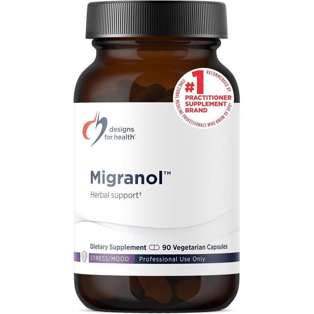 Designs for Health Migranol front of bottle