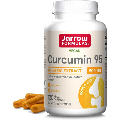 Jarrow Formulas Curcumin 95 Turmeric Extract bottle front view