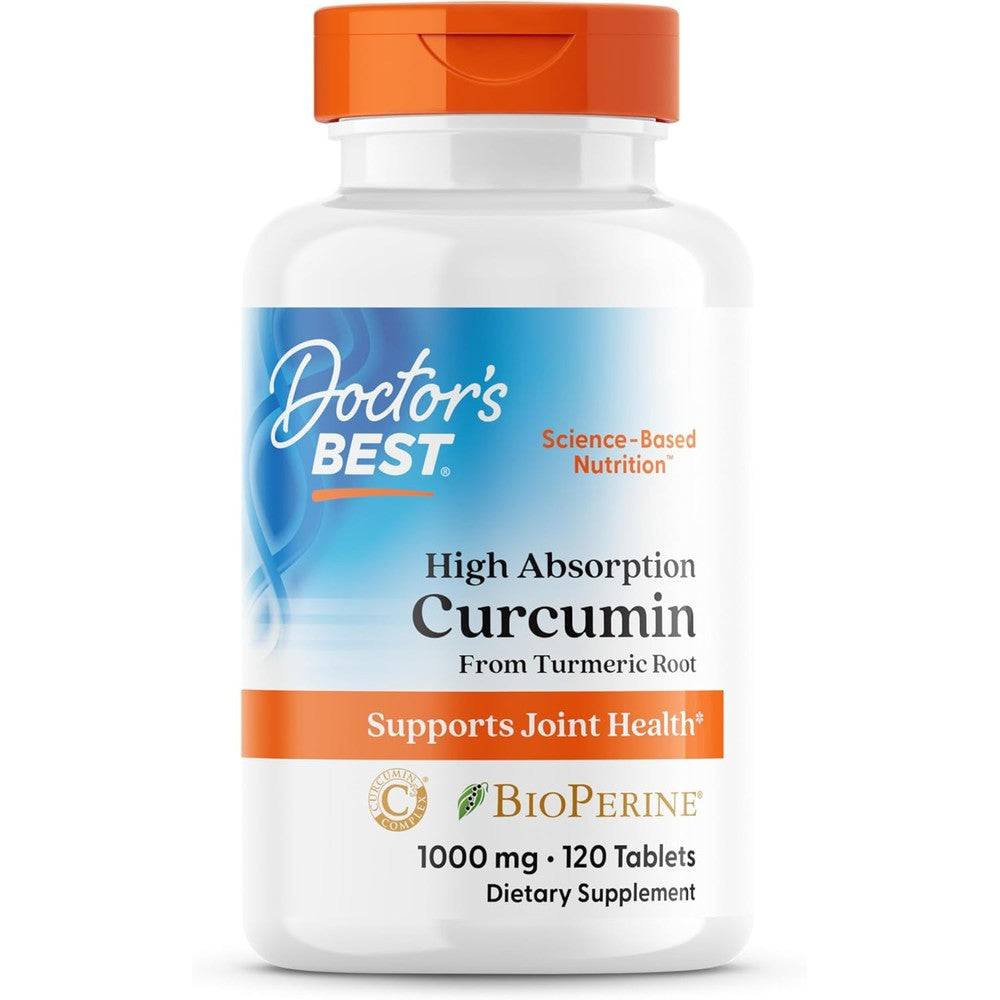 Doctor's Best High Absorption Curcumin 1000mg front view
