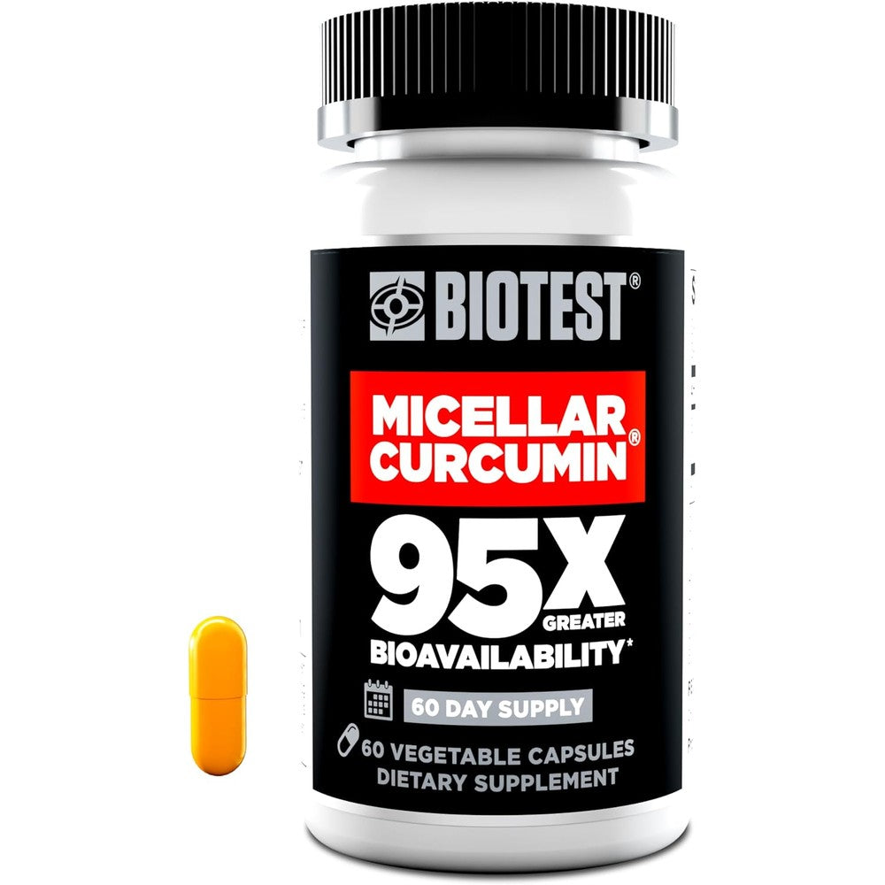 Biotest Micellar Curcumin 60 Capsules front view