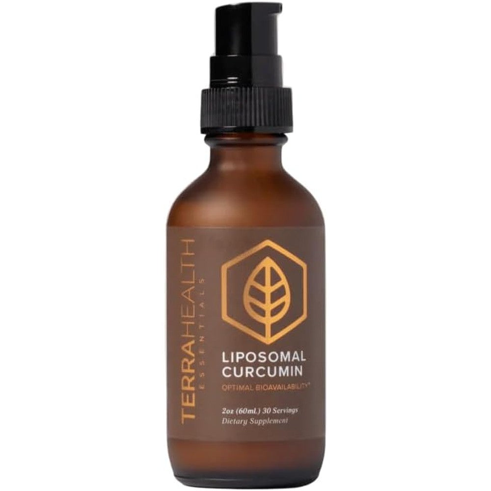 Terra Health Essentials Liposomal Curcumin 60ml bottle front view
