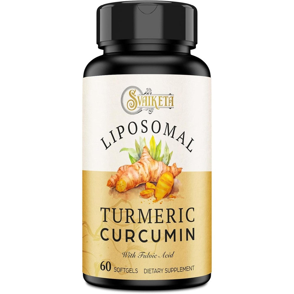 Svaiketa Liposomal Turmeric Curcumin 2000mg bottle front view