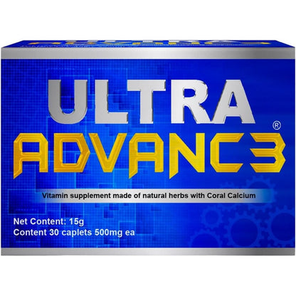 Ultra Advance 3 Blue traditional herbs joint support supplement front view