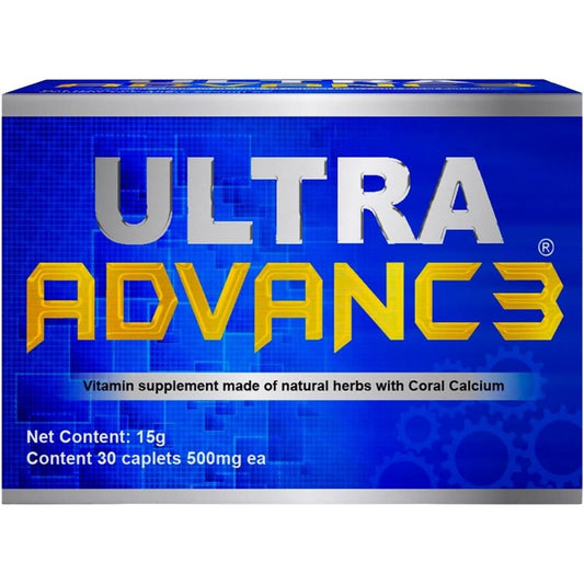 Ultra Advance 3 Blue traditional herbs joint support supplement front view