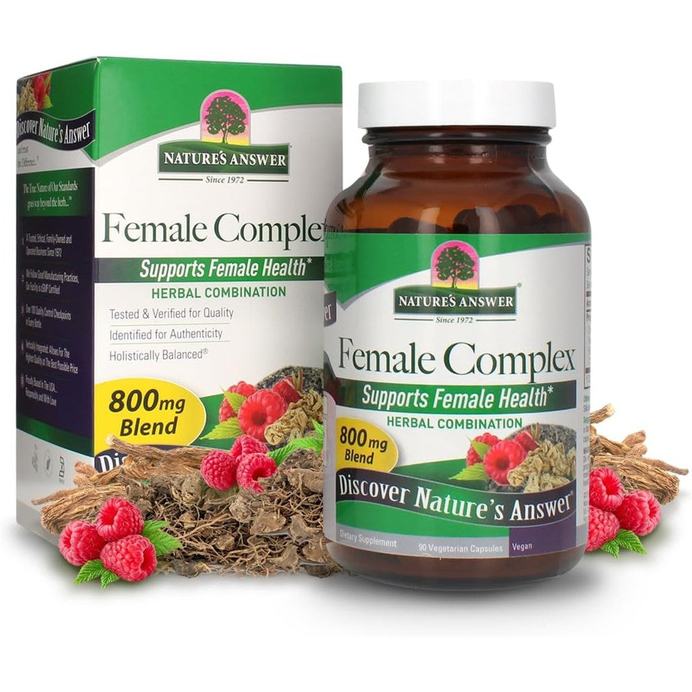 Nature's Answer Female Complex 90 vegetarian capsules bottle front view