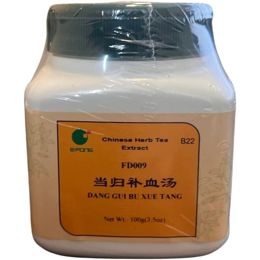 E-Fong Dang Gui Bu Xue Tang 100g Granules front bottle view authentic herbal supplement