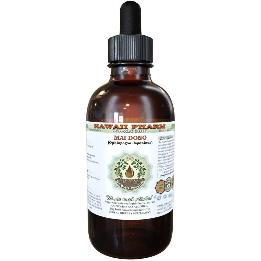 Hawaii Pharm Mai Dong Liquid Extract front view showing original label on dark dropper bottle