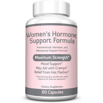 Re+Gen Nutrition Womens Hormone Balance front view bottle showing sixty vegetable capsules.