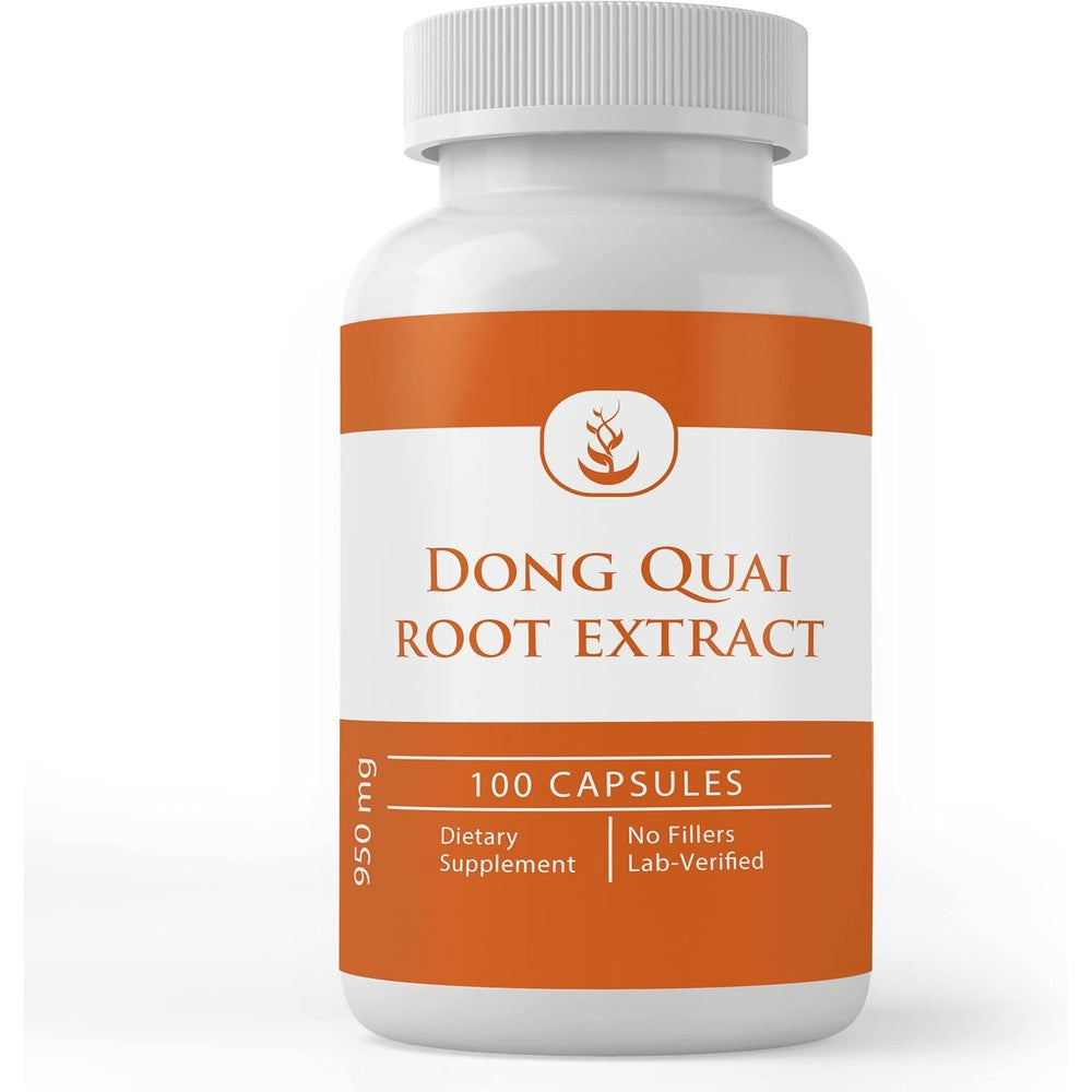 Pure Original Ingredients Dong Quai Root Extract 100 capsules front view bottle