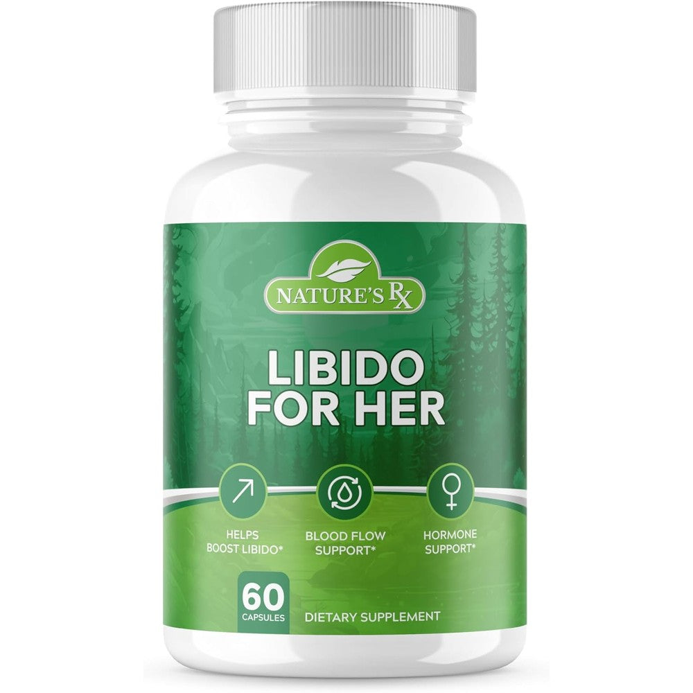 Xllent Nature's RX Libido Booster for Women supplement bottle front view