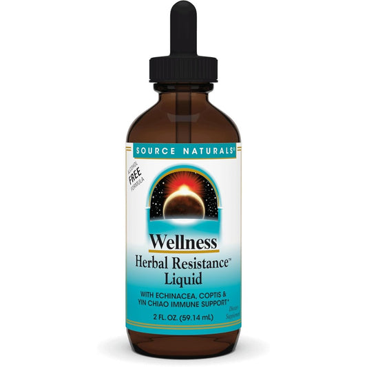 Source Naturals Wellness Herbal Resistance Liquid front view bottle