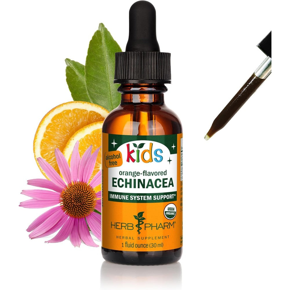 Herb Pharm Kids Echinacea Alcohol Free Glycerite front view