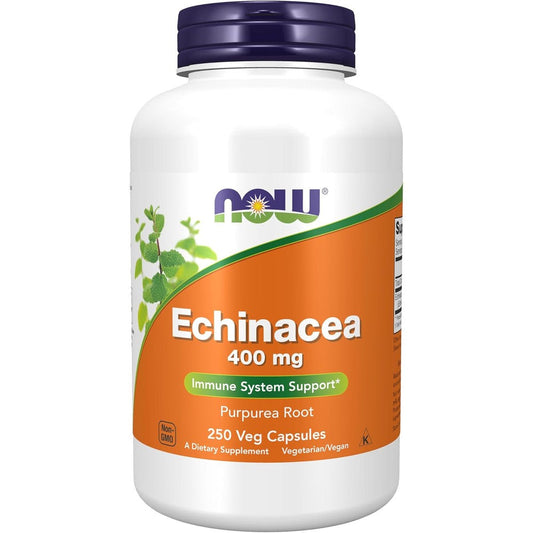 Now Foods Echinacea Purpurea Root 400mg front bottle view