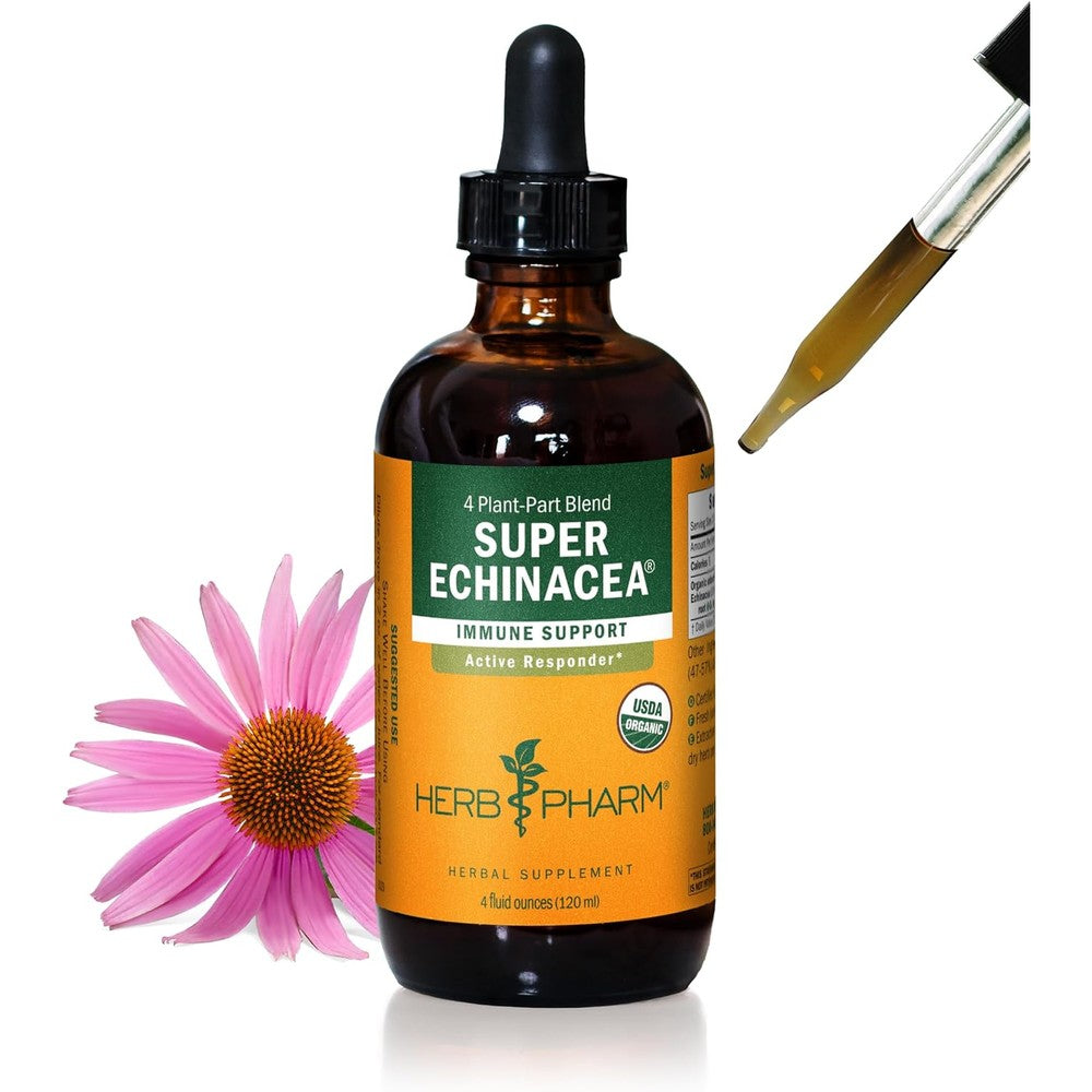 Herb Pharm Super Echinacea Liquid Extract front bottle view
