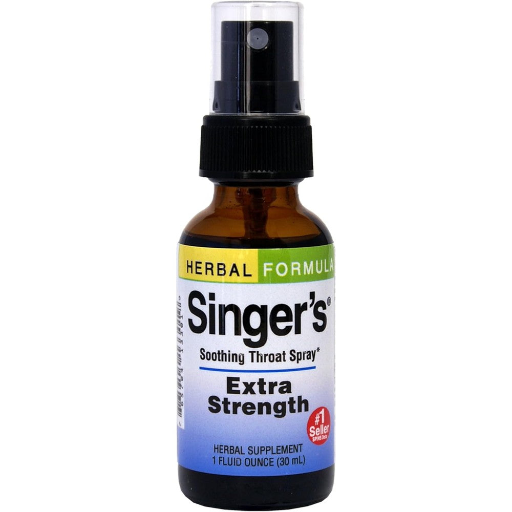 Herbs Etc. Singer's Saving Grace Extra Strength Throat Spray front view