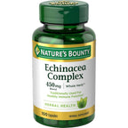 Natures Bounty Echinacea Complex front view bottle packaging herbal supplement