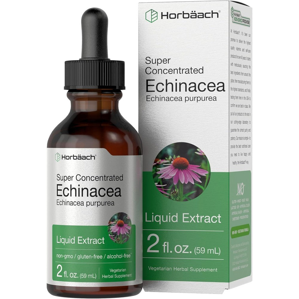 Horbäach Echinacea Liquid Tincture front view bottle