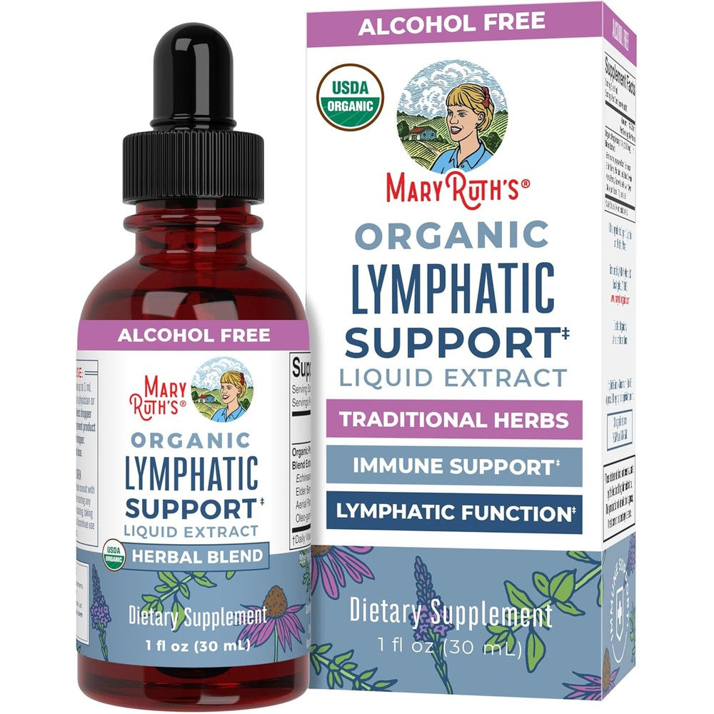 MaryRuth Organics Lymphatic Support Liquid Drops front view