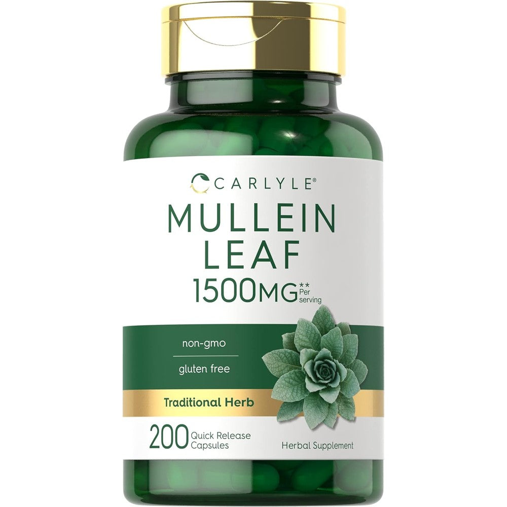 Carlyle Mullein Leaf Extract 1500mg bottle front view