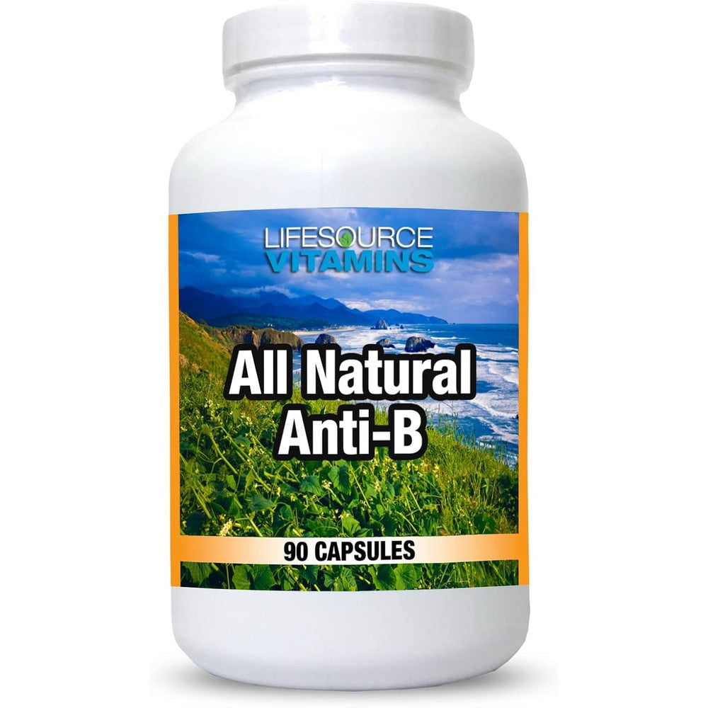 LifeSource Vitamins Anti-B immune support bottle front view