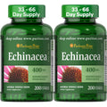 Puritans Pride Premium Echinacea 400mg front bottle view