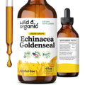 Wild and Organic Echinacea Goldenseal immune support drops front view