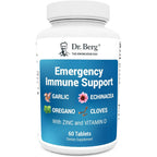 Dr. Berg Emergency Immune Support 60 Tablets front bottle view