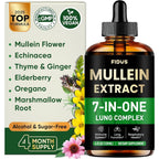 Fidus Mullein Flower and Leaf Extract respiratory support drops front view