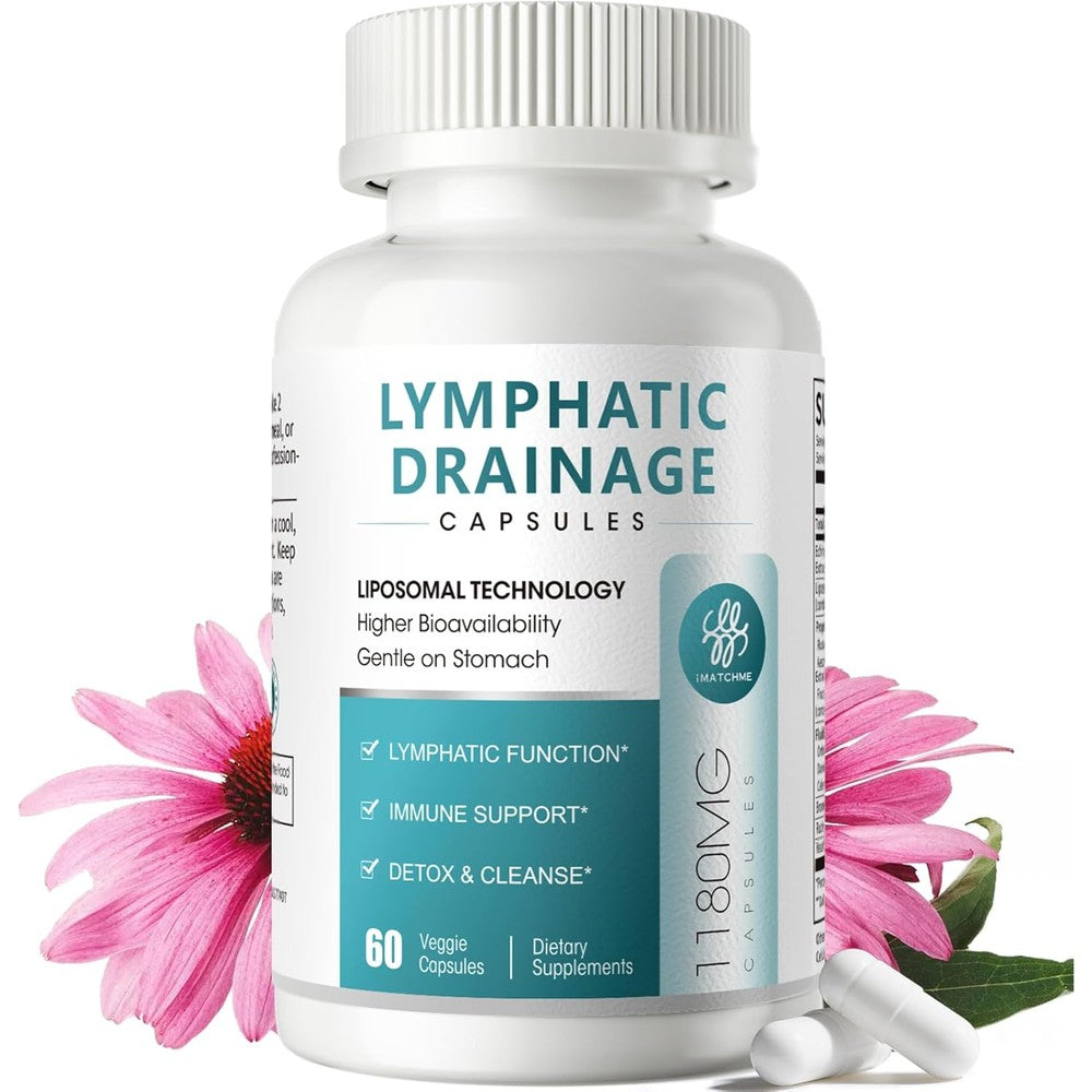 IMatchme Lymphatic Drainage supplement bottle front view