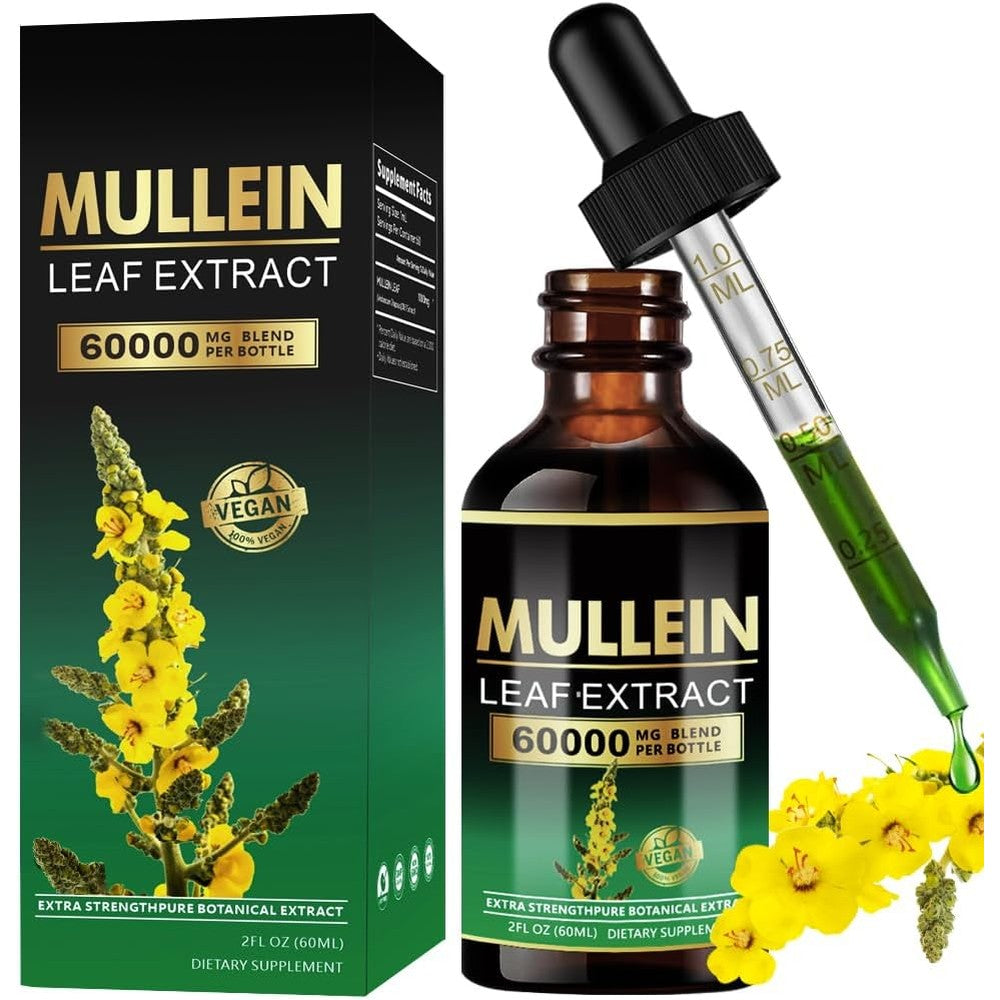 Ankuy Mullein Drops for Lungs front bottle view for respiratory health