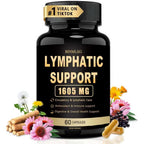 Tonga Herbs Binmlxg Lymphatic Support 1605mg capsules front view