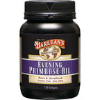 Barlean's Evening Primrose Oil 1300mg 120 Softgels bottle front view for women's wellness.