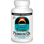 Source Naturals Evening Primrose Oil 500mg 60 softgels front bottle view for women wellness