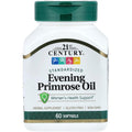 21st Century Evening Primrose Oil 60 softgels bottle front view