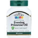 21st Century Evening Primrose Oil 60 softgels bottle front view