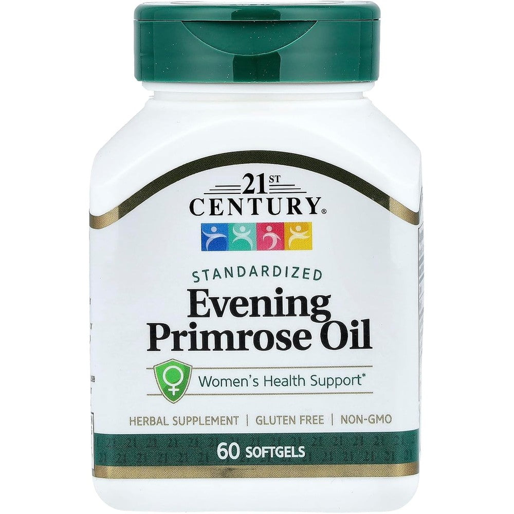 21st Century Evening Primrose Oil 60 softgels bottle front view