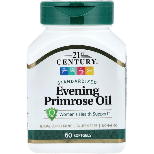 21st Century Evening Primrose Oil 60 softgels bottle front view