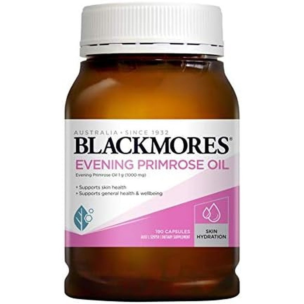 Blackmores Evening Primrose Oil 1000mg 190 Capsules front view bottle