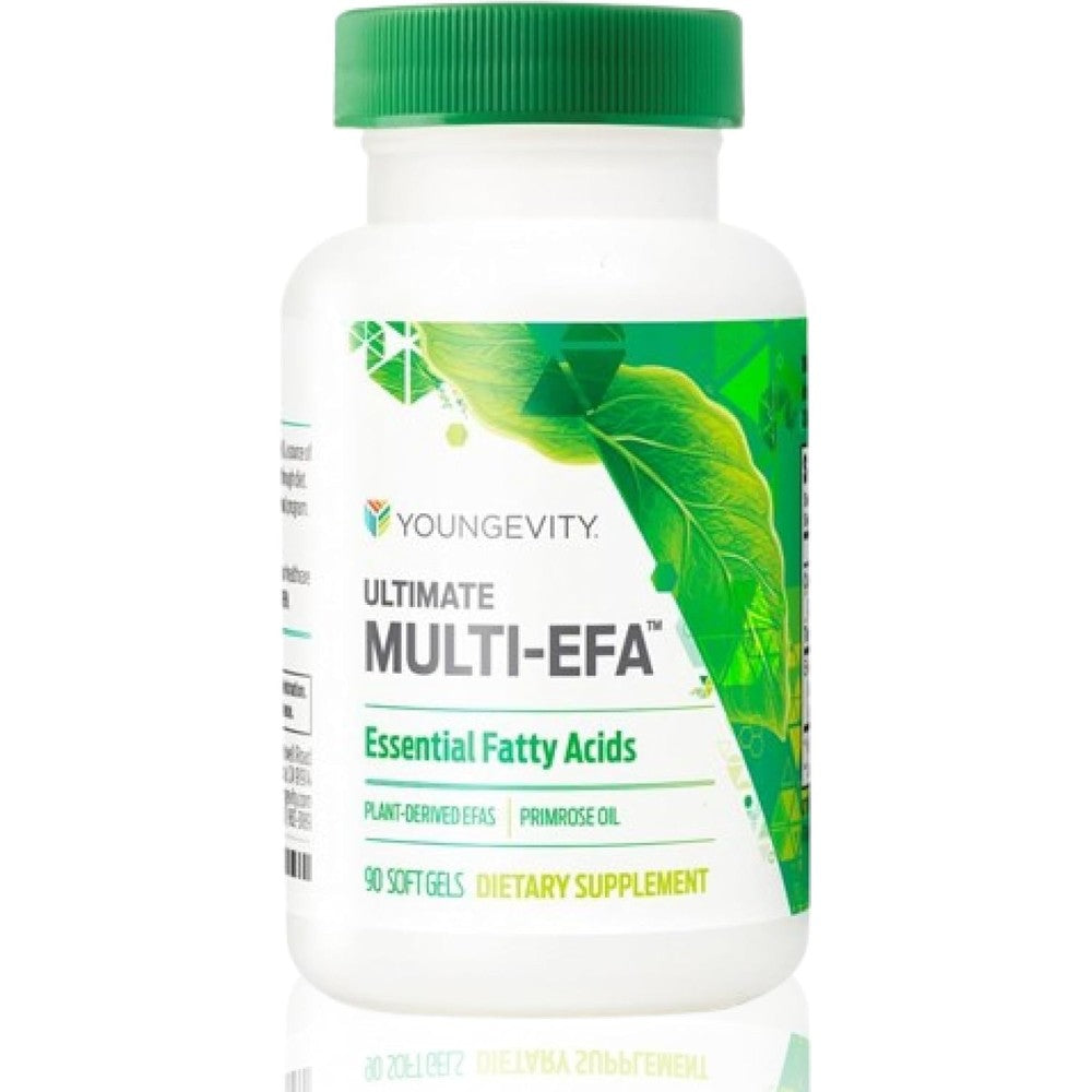 Youngevity Ultimate Multi EFA ninety softgels front view bottle