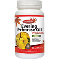 Nutridom Evening Primrose Oil 500 Milligrams bottle front view showcasing authentic hormone support supplement.