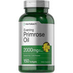 Horbaach Evening Primrose Oil 2000mg front bottle label view