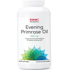 GNC Women's Evening Primrose Oil 180 softgels bottle front view authentic health supplement