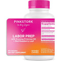 Pink Stork Labor Prep 60 capsules bottle front view for third trimester support