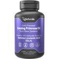 Naturalis Evening Primrose Oil 1300 Milligrams bottle front view showing 120 softgels count for women's wellness.
